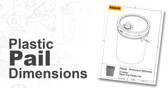 Pail Measurements - Plastic 5 Gallon Dimensions