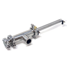 Load image into Gallery viewer, Pail drum and tote N500 filling nozzle, stainless steel 1.5" inlet on white background