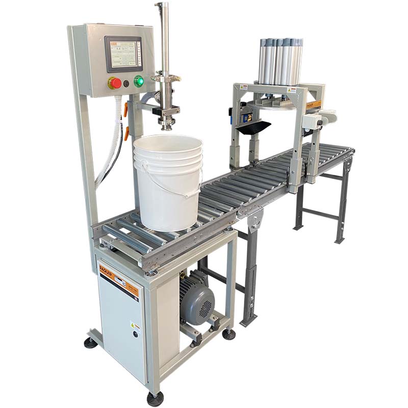 Pail Filling Rack Pail Filling Machine - Order Online, Single Nozzle Conveyor – Paquip