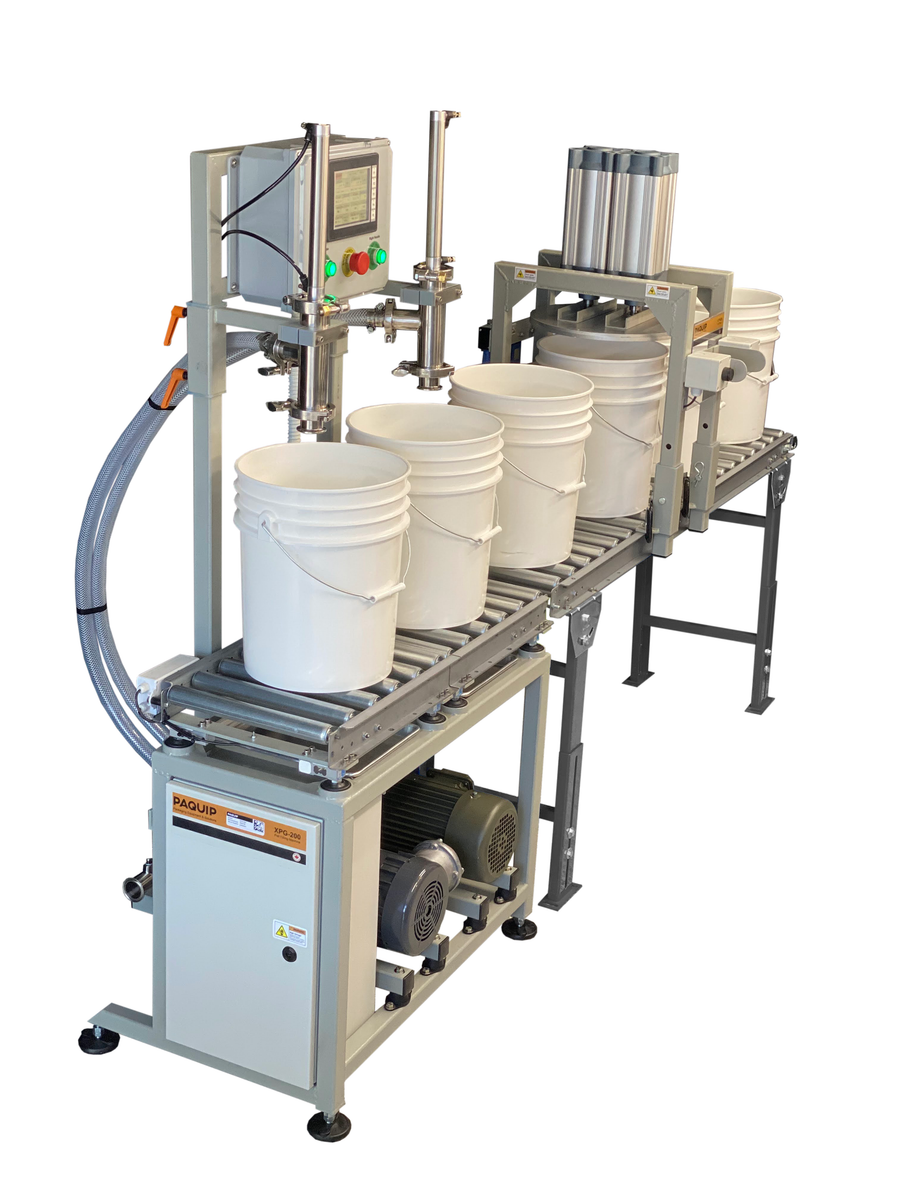 Pail Filling Machine - Order Online, Dual Nozzle Conveyor – Paquip